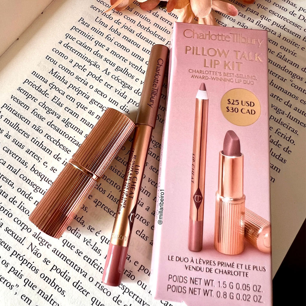 CHARLOTTE TILBURY MINI PILLOW TALK LIPSTICK AND LINER SET