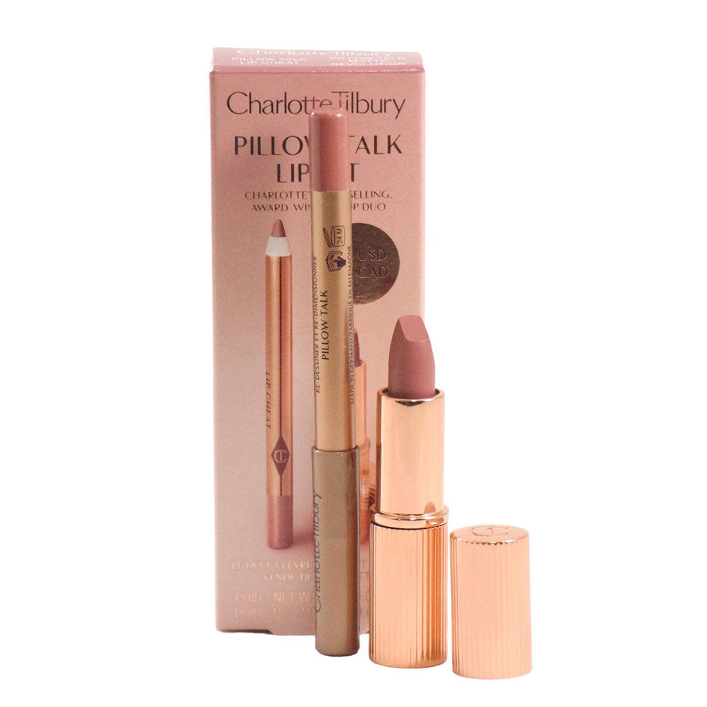 CHARLOTTE TILBURY MINI PILLOW TALK LIPSTICK AND LINER SET